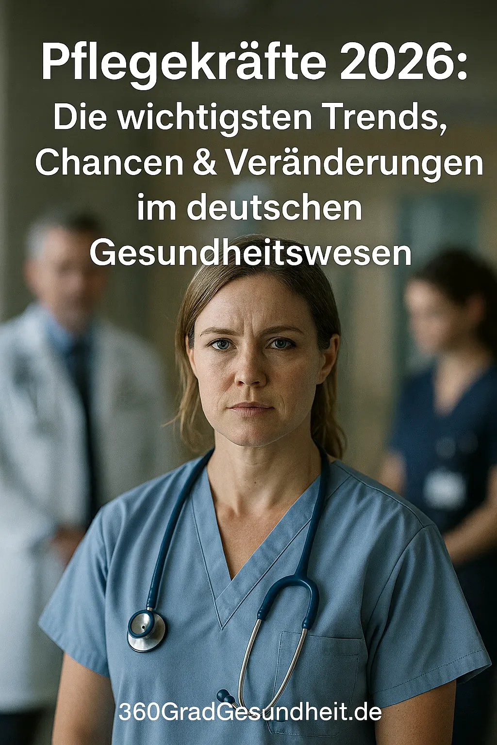Pflegekraft in Klinikumgebung – Titelbild zu Pflegekräfte 2026: Trends, Chancen und Veränderungen im deutschen Gesundheitswesen
